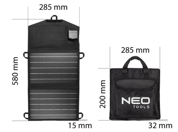 SOLLADDARE, SOLPANEL 15W - T N90-140