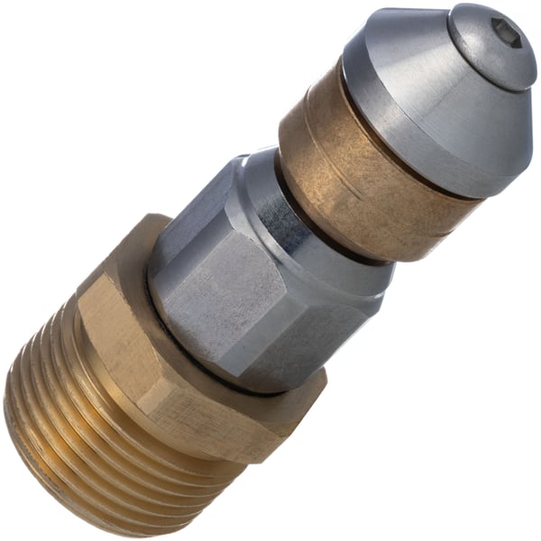 M22 350 bar roterende rørrensedyse rustfrit stål, messing