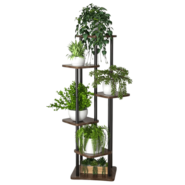 Kukkateline kukille, metallinen jalusta, seisova parvi, kasvit, hylly, 132 cm [KWIETNIK2]