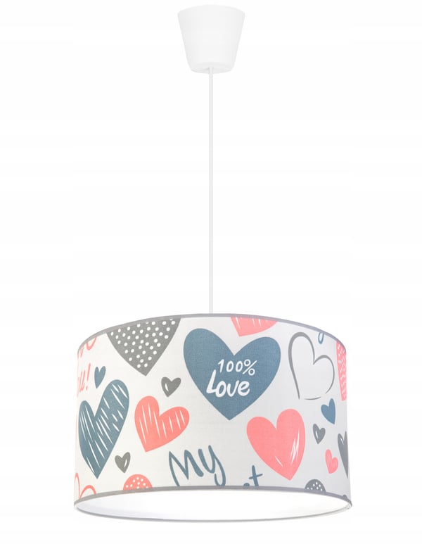 Lofthængende lampe til børn, LED-lampeskærm