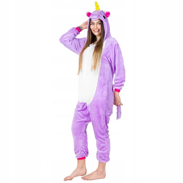 Onesie kigurumi kostume - enhjørning Onesie kigurumi kostume - enhjørning