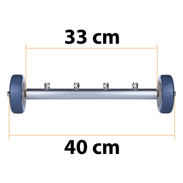 Spollan alustoitsin 275 bar 4 suuttimella 40° pikakytkin 1/4" 2 suihkua