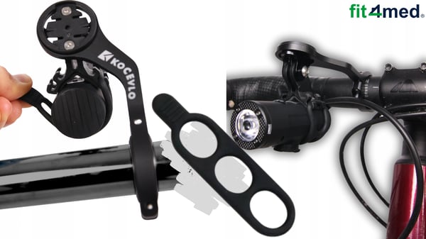 Universel cykelstyreholder til Garmin Cycplus iGPSport GoPro og lommelygte
