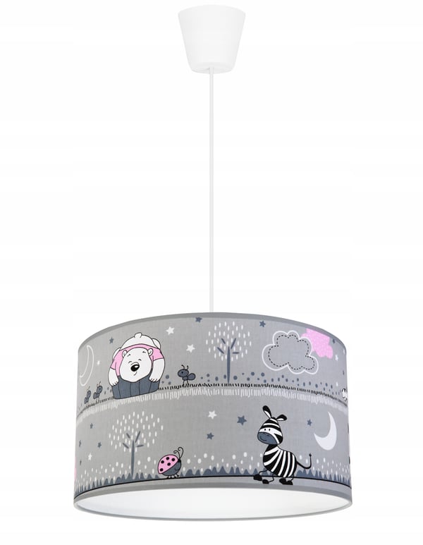 Lofthængende lampe til børn, LED-lampeskærm