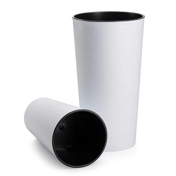 Urbanika Riflo -ruukku valkoinen, korkeus 36 cm