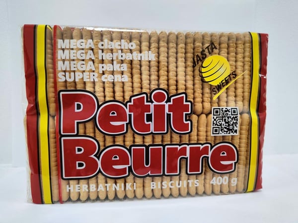 Jasta makeiset Petit Beurre Biscuits 400 g Jasta makeiset Petit Beurre Biscuits 400 g
