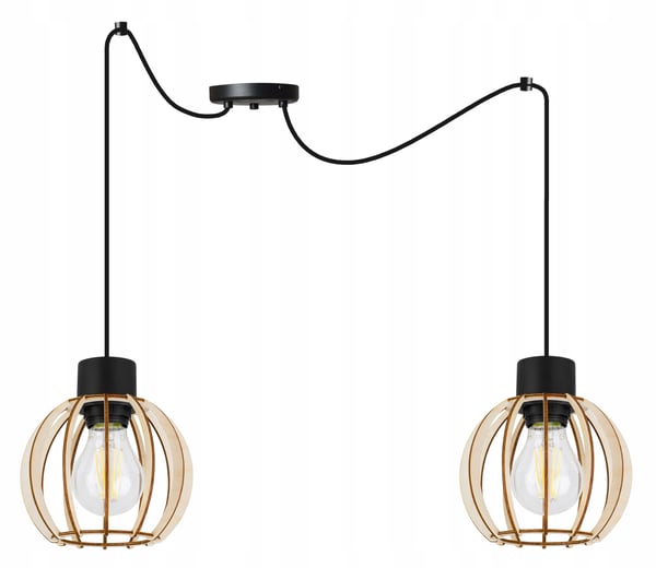 MODERNI PUINEN LED-KATTOVALAISIN