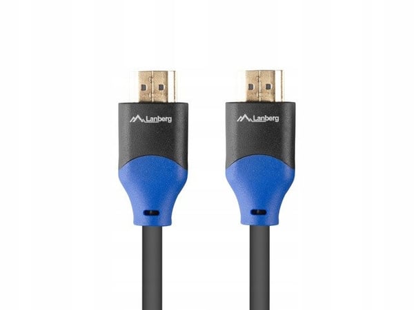 Lanberg M/M v2.0 4K HDMI-kabel i full koppar, 3m, svart låda
