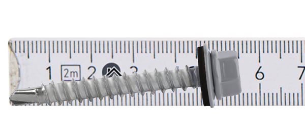 GTF HD Z16 Farmerskruer 6,4-50mm RAL 9006