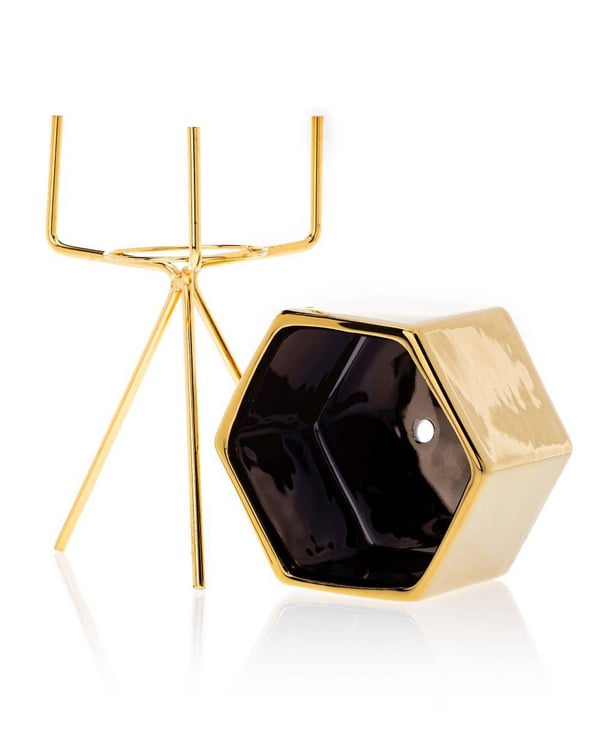 Sashi Guld Blomkruka 18,5 cm
