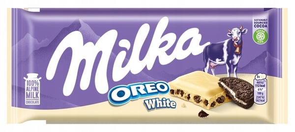 Milka vit choklad Oreo vit 100 g