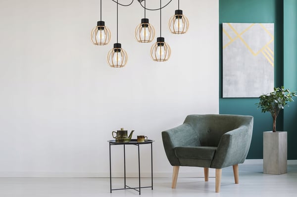 MODERNI PUINEN LED-KATTOVALAISIN