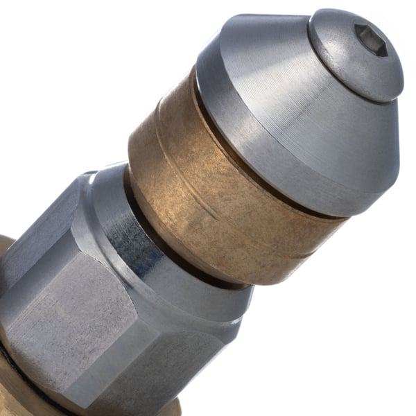 M22 350 bar roterende rørrensedyse rustfrit stål, messing