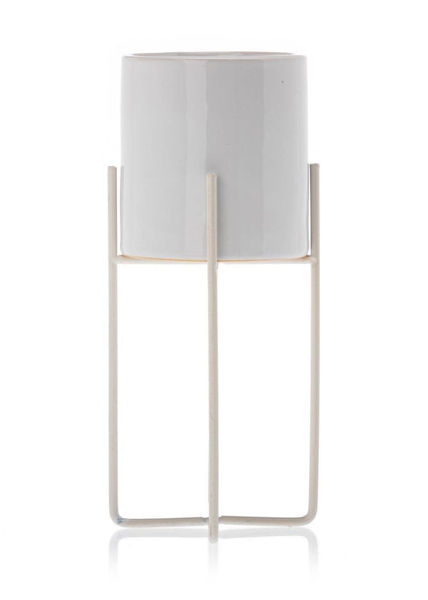 Florri Vit Blomkruka 23,5 cm