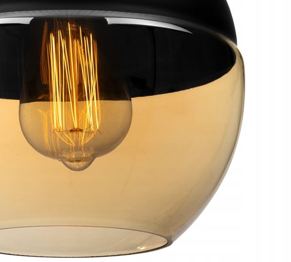 HÆNGENDE LOFTSLAMPE, GLASPLAFON, LED-LAMPE