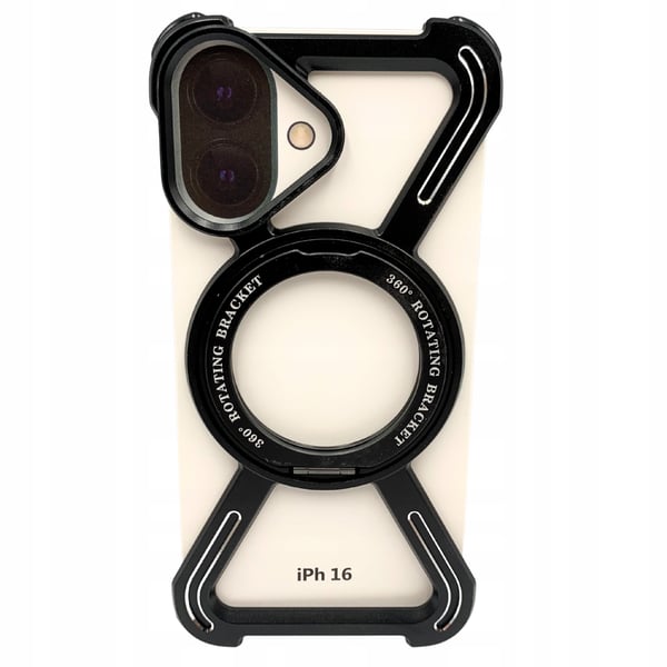 iPhone 16 suojakotelo Pansar MagSafe metalli titaani 360 astetta