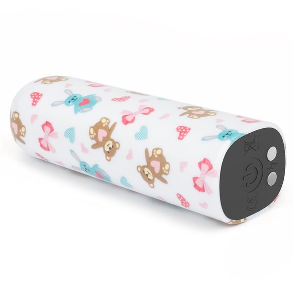 Lovetoy mini-vibraattori karhuhierontalaitteella