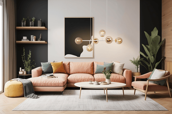 SIENA LOFTLAMPE HVIDGULD 6PLN HONNING E14 LANGE ARME