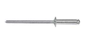 STÅL-STÅL BLINDNIT MED PLATT HUVUD 6,0*12MM - 956 6,0*12