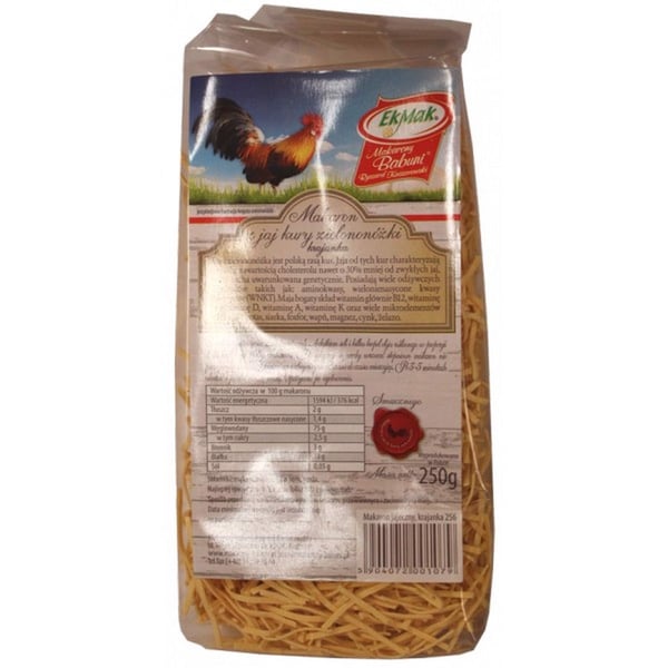 Eko Mak -pastaa viherjalkaisista kananmunista, viipaloitu 250 g