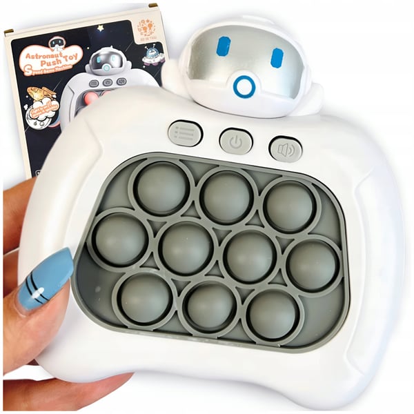 Popit arbetslek anti-stress sensorisk med LED-ljud Pop It Cosmos
