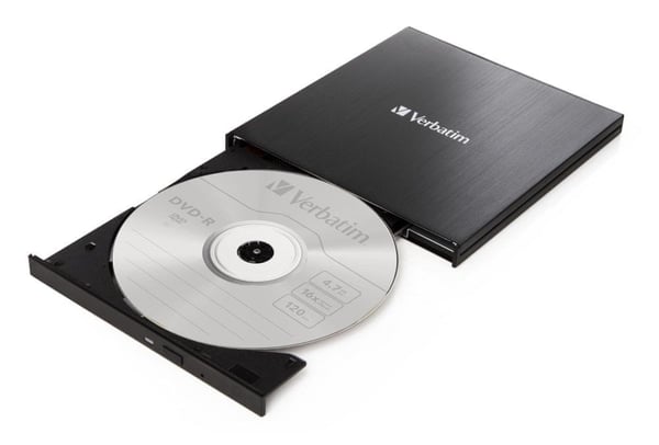 Verbatim extern CD/DVD RW-brännare USB-C 3.2 Slim