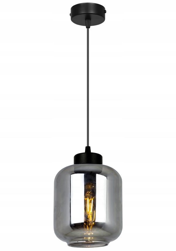 MODERNE ELEGANT HÆNGELAMPE MED GLASSKÆRM