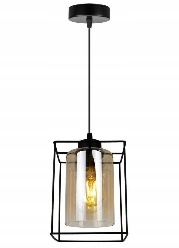 MODERNE ELEGANT GLAS HÆNGELAMPE