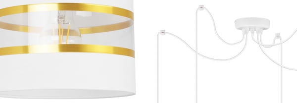 Loftshængende lampe lysekrone lampeskærm moderne