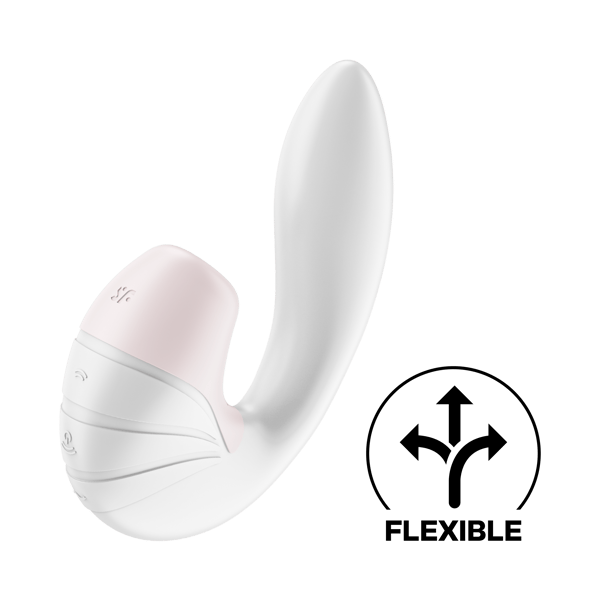 Satisfyer klitoriksen stimulaattori vibratorilla Supernova valkoinen
