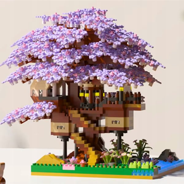 Byggklossar Sakura Körsbärsblommor Klossset 2229 delar.