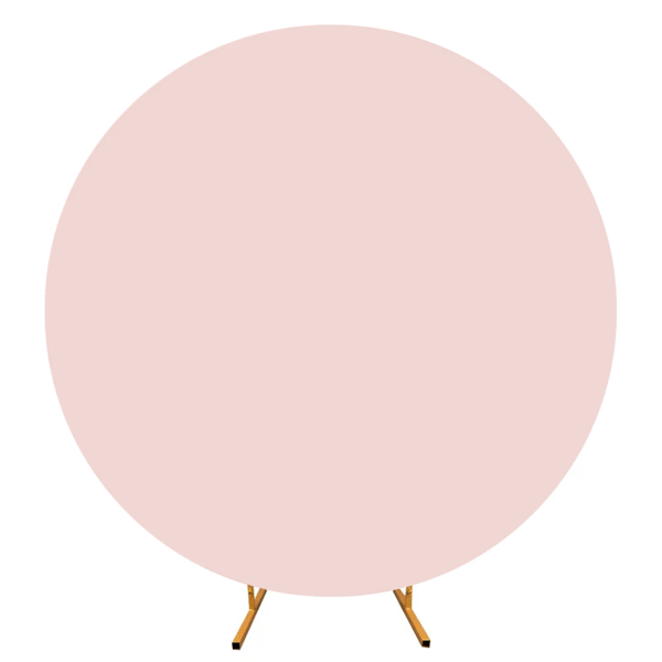 Dobbeltsidet beskyttelse til ballonbue fotovæg rund 200 cm rosa