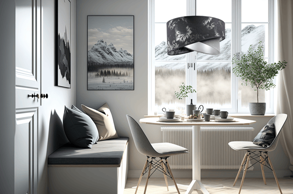 GLAMOUR SORT HÆNGENDE LOFTSLAMPE LYKRONE