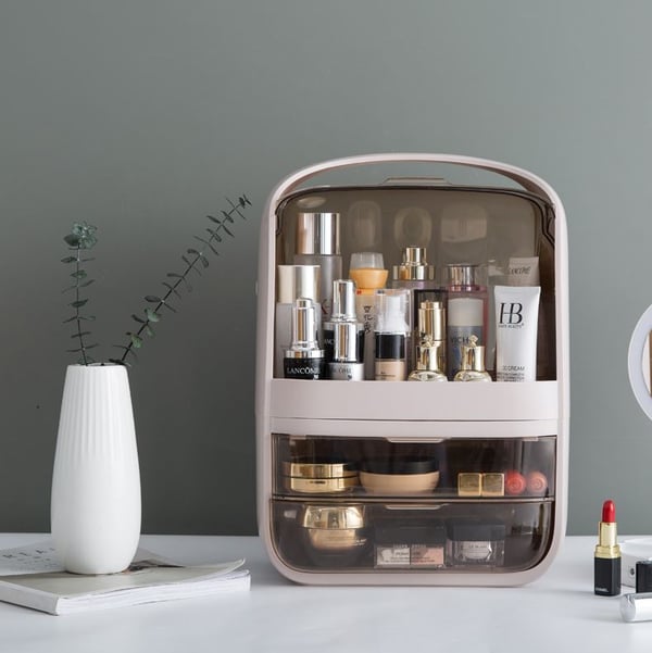 Organizer kosmetik dame kosmetiktaske smykkeskrin medicin stor xxl