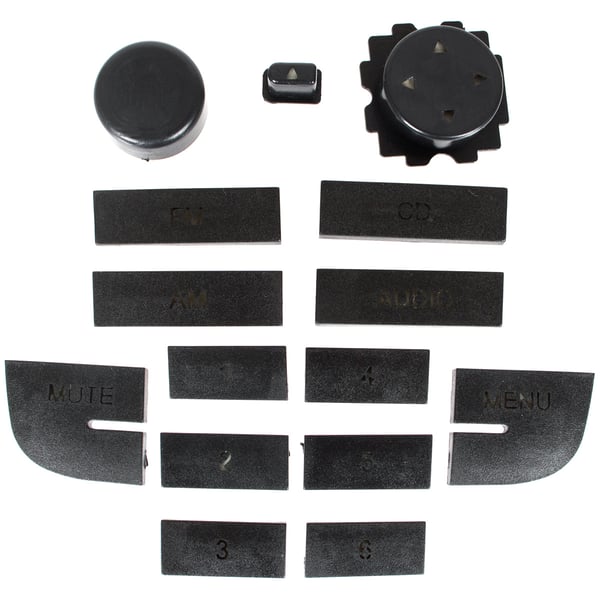 Fiat Fiorino 2007- reparationssats knappar och vred till radio Blaupunkt CD/MP3 15 delar Fiat Fiorino 2007- reparationssats knappar och vred till radio Blaupunkt CD/MP3 15 delar