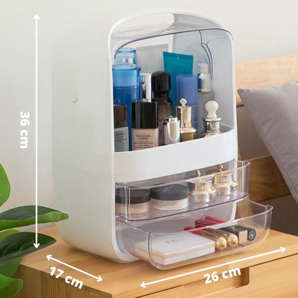 Organizer kosmetik dame kosmetiktaske smykkeskrin medicin stor xxl