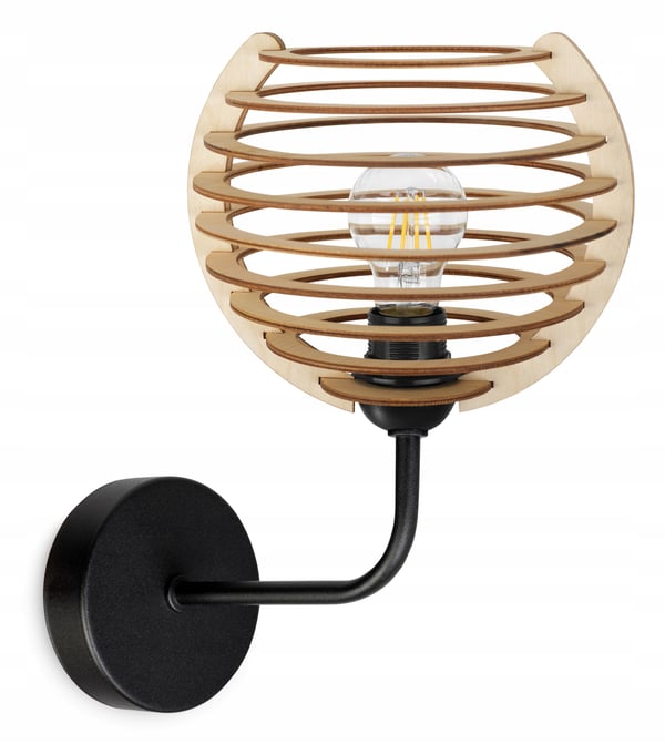 VÆGLAMPE, FIRKANTET LAMPE, LOFTSLAMPE, TRÆSKÆRM, LED