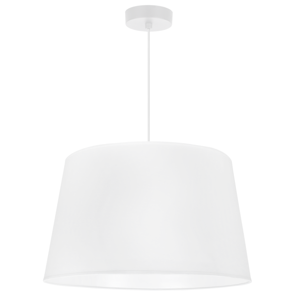 GAJA HÆNGELAMPE KEGLE HVID 1 FLAD HVID LAMPESKÆRM 44CM