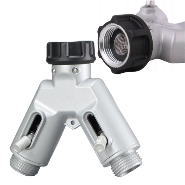 Dobbelt vandudtager aluminium XTR STALCO GARDEN til vanding Dobbelt vandudtager aluminium XTR STALCO GARDEN til vanding