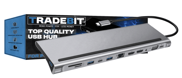 HUB USB-C-adapter HDMI 4K USB 3.0 5Gb/s 87W för PC/Mac/Steam