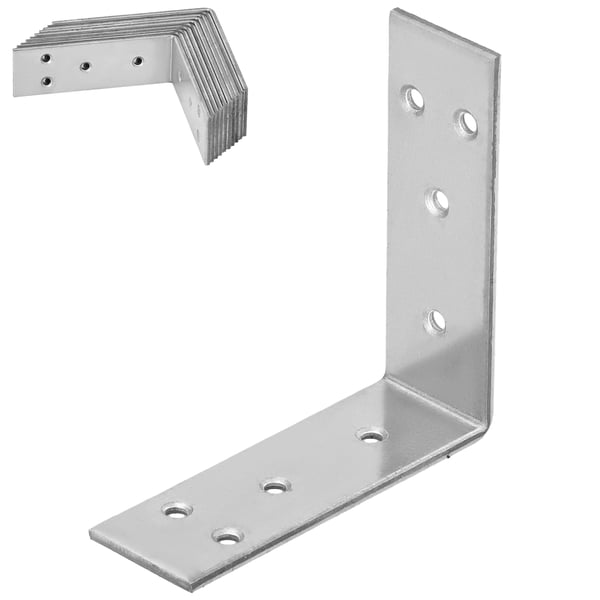 Kotarbau® Kirvesmiehen kulmaliitin ruostumatonta terästä sinkittyä 60 x 60 x 20 mm 12 kpl:n sarja Kotarbau® Kirvesmiehen kulmaliitin ruostumatonta terästä sinkittyä 60 x 60 x 20 mm 12 kpl:n sarja