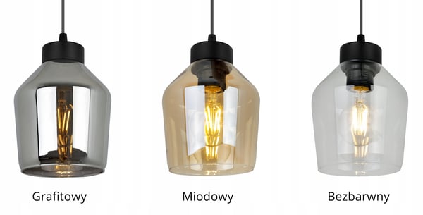 MODERNE ELEGANT HÆNGELAMPE MED GLASSKÆRM