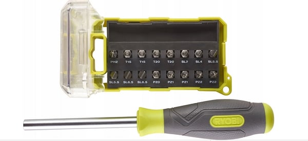 Ruuvimeisselijoukko RYOBI RSD17PCS 17 kpl