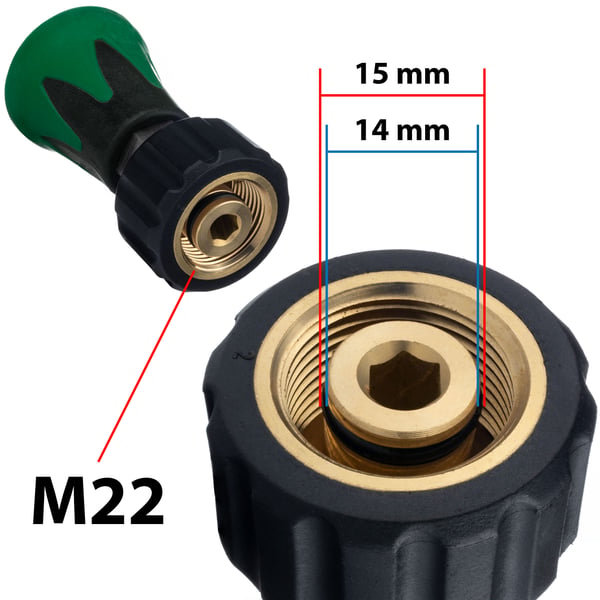 Kärcher Minilans M22 med 25° flackmunstycke grön HD/HDS 4000PSI