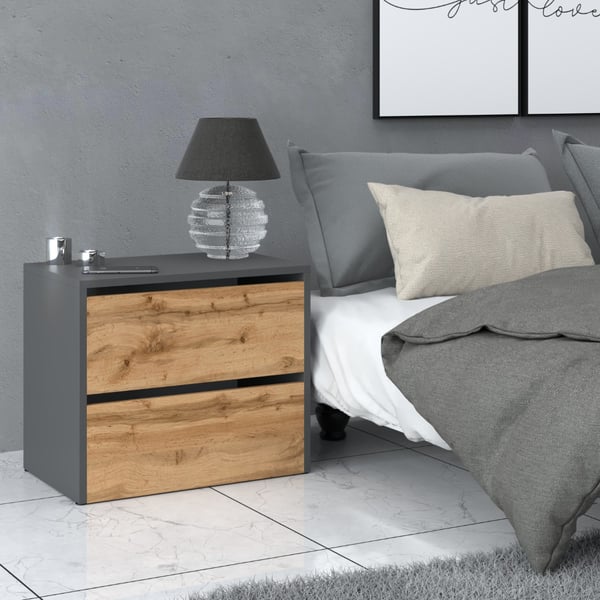 WOTAN LOFT GRÅ EG SKOSKAB 60 CM