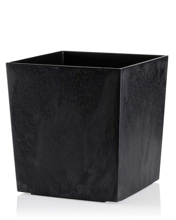Flore svart betongblomkruka h25x25 cm