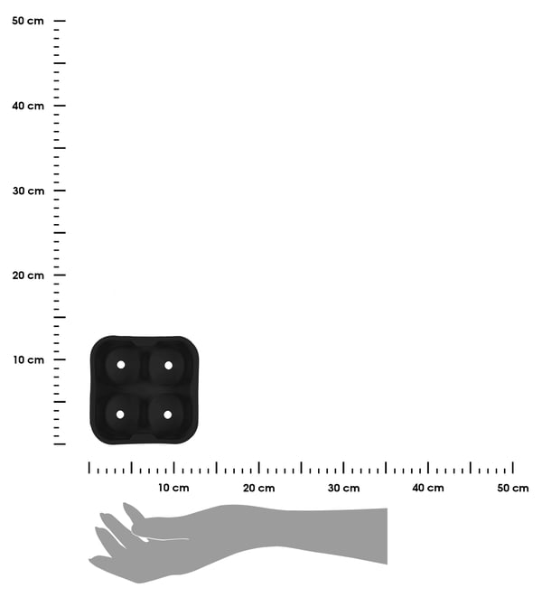 Frozio form til 4 iskugler