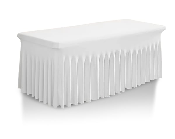 KLÄD cateringbordsdug med volang 180x76 cm