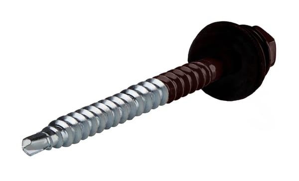 Landmandsskruer GTF2 Z14 4,8x60mm RAL 8017