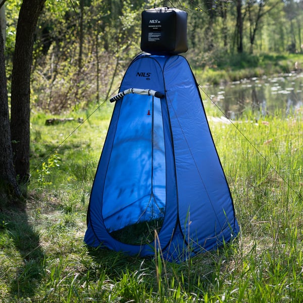 Omklädningsbås NILS CAMP NC1706 blå omklädningsbås